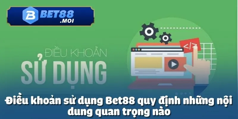 Điều Khoản Sử Dụng 2 Bet88 đưa ra các điều khoản sử dụng nhằm quy định rõ quyền lợi người chơi