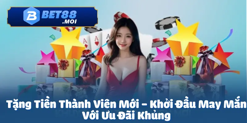 Tặng Tiền Thành Viên Mới – Khởi Đầu May Mắn Với Ưu Đãi Bet88 2 Tặng tiền thành viên mới là chương trình ưu đãi đặc biệt tại Bet88